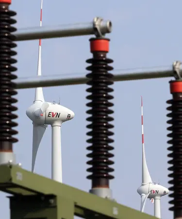 Zahlreiche Windparks der EVN speisen in das Netz der Netz NÖ (Symbolfoto)