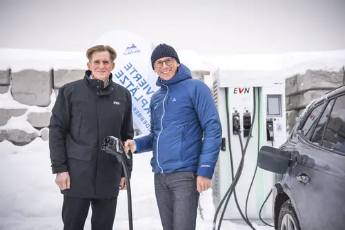 EVN Vorstandsdirektor Franz Mittermayer und VP Klubobmann Jochen Danninger