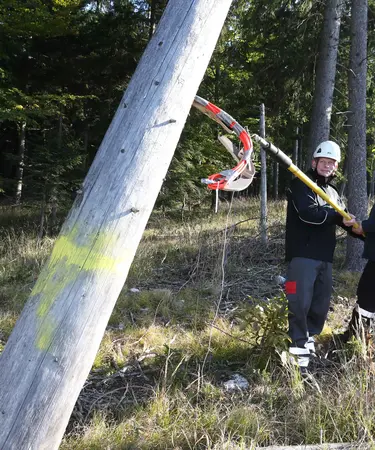 Sprengübungen auf der hohen Wand