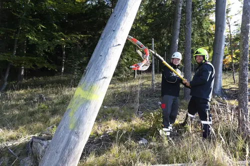 Sprengübungen auf der hohen Wand