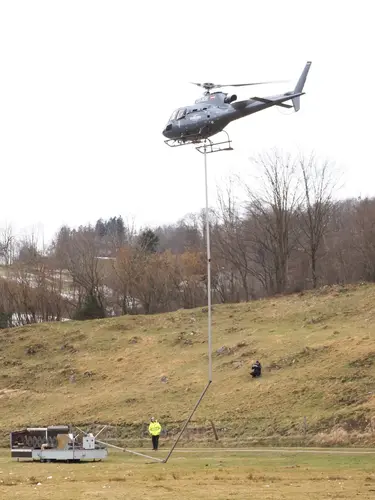 Das „Einparken“ erfordert Präzisionsarbeit