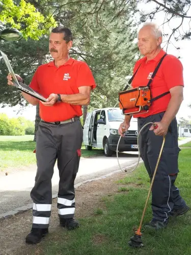 Gasspürer Andreas Thaler und Heinrich Winter