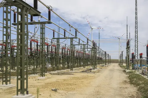 Ein Umspannwerk in Kettlasbrunn Süd