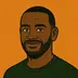 Avatar eines dunkelhäutigen Mannes mit Vollbart.