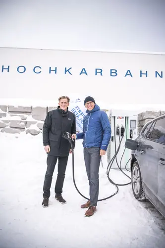 EVN Vorstandsdirektor Franz Mittermayer und VP Klubobmann Jochen Danninger