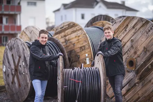Die beiden Lehrlinge von Netz NÖ
