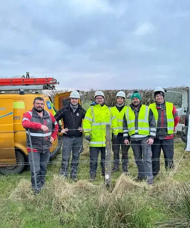 Die NÖ Mitarbeiter im Einsatzgebiet