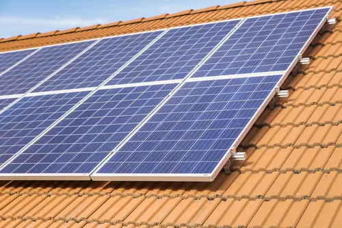 Eine Photovoltaik-Anlage