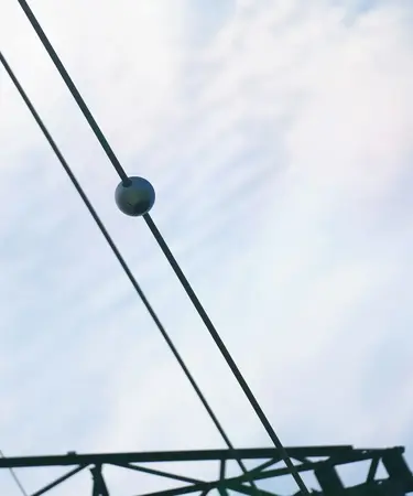 Ein Sensor an der Leitung