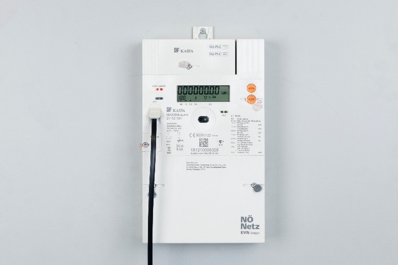 Smartmeter Kaifa mit Kabel für Kundenschnittstelle